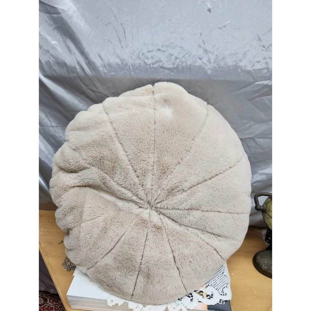 Rachel zoe 20in poof pumpkin pillow